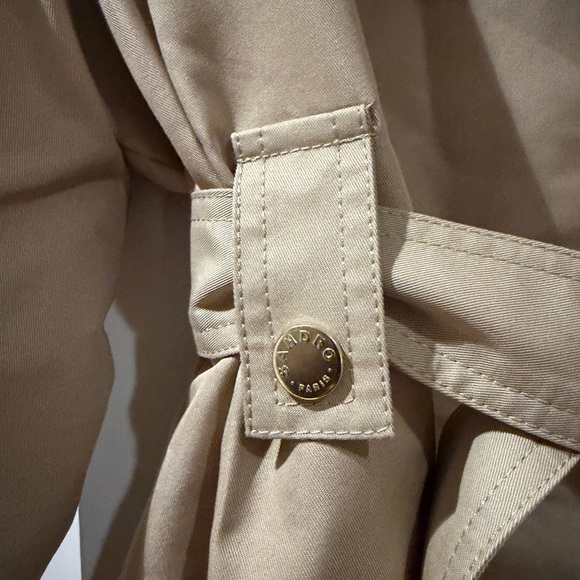 Sandro Samuel Belted Trench Coat - Picture 6 of 8